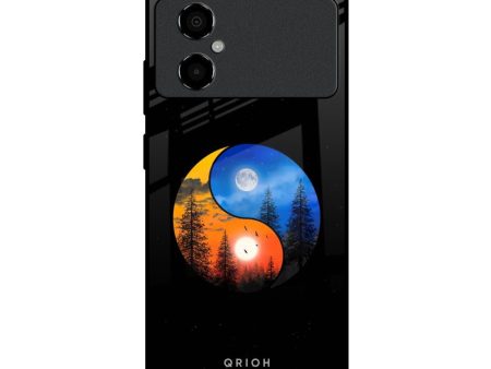 Yin Yang Balance Glass Case for Poco M4 5G For Sale