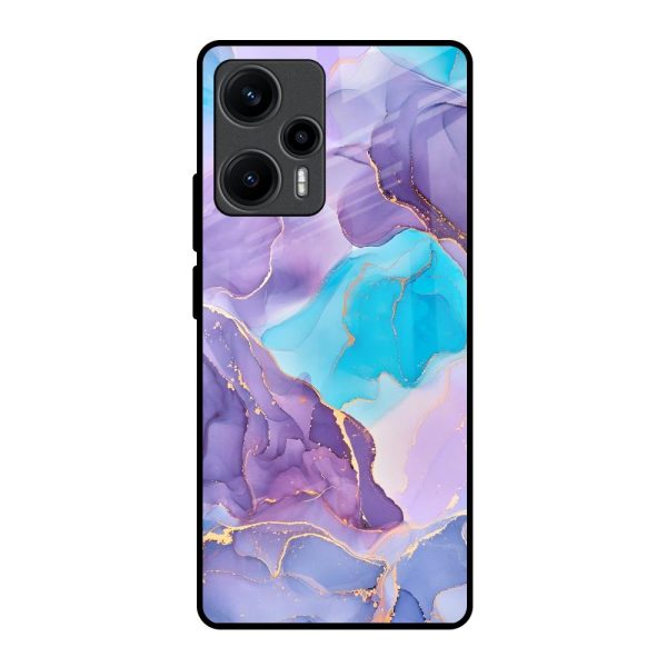 Alcohol ink Marble Glass Case for Poco F5 5G Online now