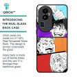 Anime Sketch Glass Case for Oppo Reno10 Pro Plus 5G Discount