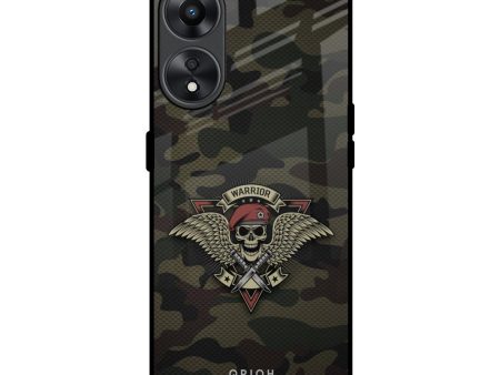 Army Warrior Glass Case for Oppo A78 5G Cheap