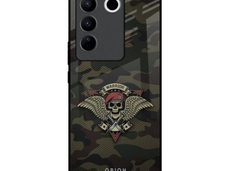 Army Warrior Glass Case for Vivo V27 5G Online Sale