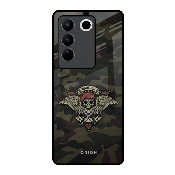 Army Warrior Glass Case for Vivo V27 5G Online Sale