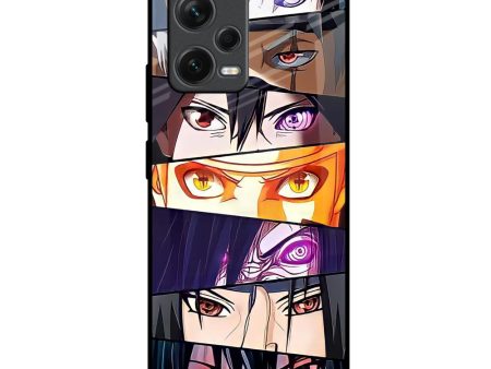 Anime Eyes Glass Case for Redmi Note 12 5G Sale