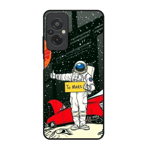 Astronaut on Mars Glass Case for Redmi 11 Prime Online Sale