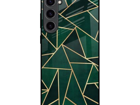 Abstract Green Glass Case For Samsung Galaxy S23 Plus 5G For Cheap