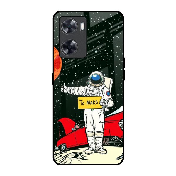 Astronaut on Mars Glass Case for OnePlus Nord N20 SE Online Sale