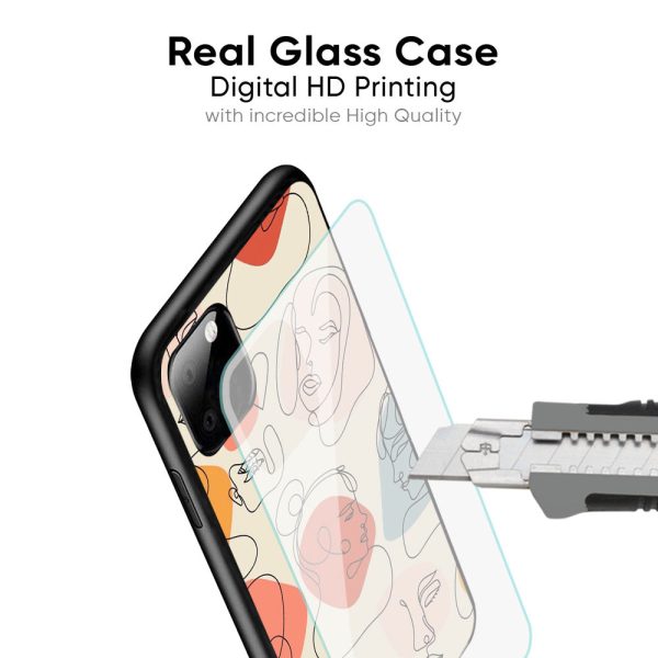 Abstract Faces Glass Case for Redmi 11 Prime 5G Online