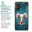 Adorable Baby Elephant Glass Case For Redmi Note 12 Pro 5G For Cheap