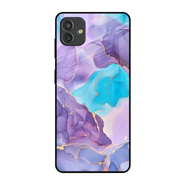 Alcohol ink Marble Glass Case for Samsung Galaxy M13 5G Hot on Sale