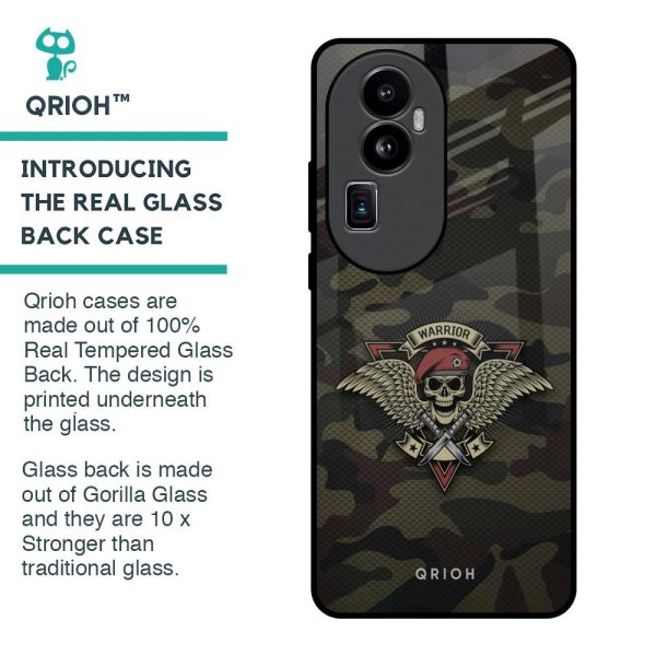 Army Warrior Glass Case for Oppo Reno10 Pro Plus 5G Online Hot Sale