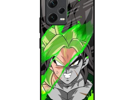 Anime Green Splash Glass Case for Redmi Note 12 5G Discount