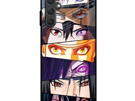 Anime Eyes Glass Case for Samsung Galaxy M14 5G Fashion