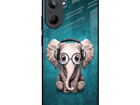 Adorable Baby Elephant Glass Case For Realme 10 Online Hot Sale