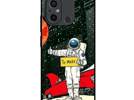 Astronaut on Mars Glass Case for Redmi 12C Fashion