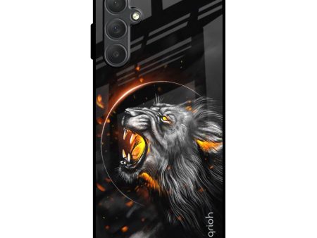 Aggressive Lion Glass Case for Samsung Galaxy F54 5G Fashion