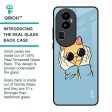 Adorable Cute Kitty Glass Case For Oppo Reno10 Pro Plus 5G Sale