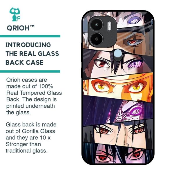 Anime Eyes Glass Case for Redmi A1 Plus For Cheap