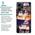 Anime Eyes Glass Case for Poco F5 5G Online Sale