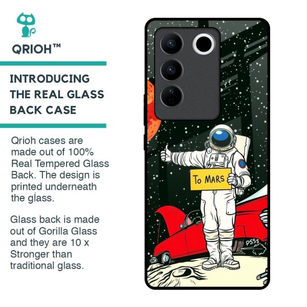 Astronaut on Mars Glass Case for Vivo V27 5G Cheap