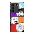 Anime Sketch Glass Case for Vivo V27 Pro 5G Hot on Sale