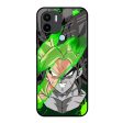 Anime Green Splash Glass Case for Redmi A1 Plus Hot on Sale