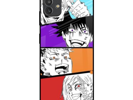 Anime Sketch Glass Case for Samsung Galaxy M13 5G Online Hot Sale