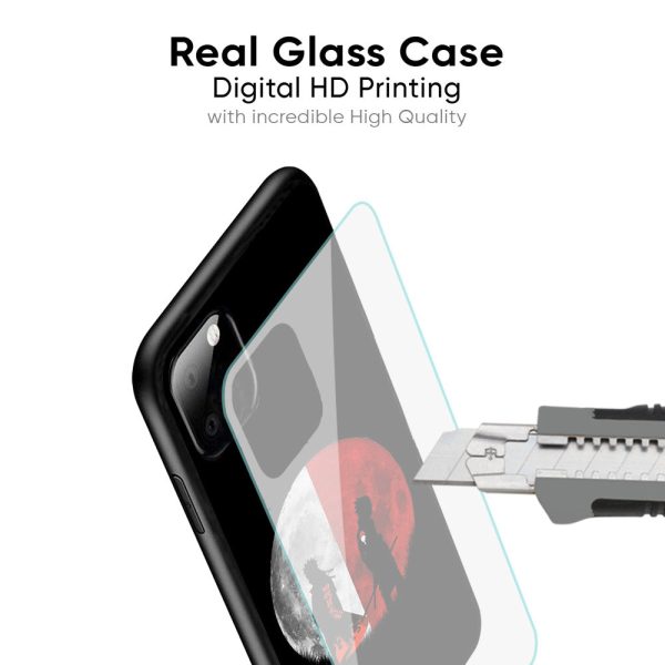 Anime Red Moon Glass Case for Realme C33 Online