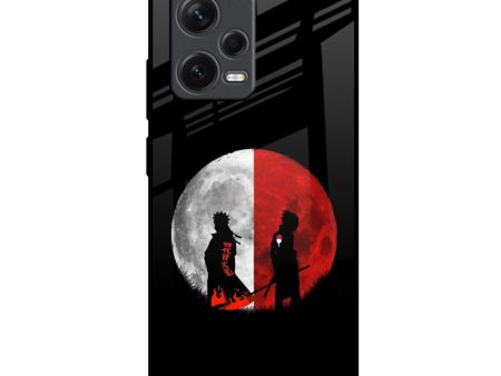 Anime Red Moon Glass Case for Redmi Note 12 Pro 5G Cheap