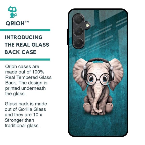 Adorable Baby Elephant Glass Case For Samsung Galaxy F54 5G For Discount