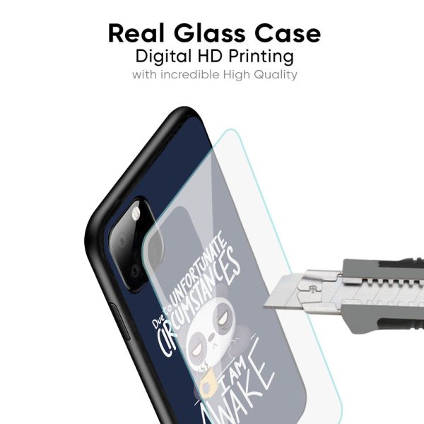 Struggling Panda Glass Case for Oppo Reno10 Pro Plus 5G Online Sale