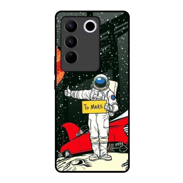 Astronaut on Mars Glass Case for Vivo V27 5G Cheap