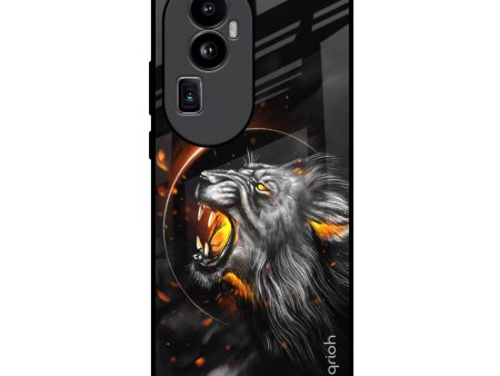 Aggressive Lion Glass Case for Oppo Reno10 Pro Plus 5G Online Hot Sale