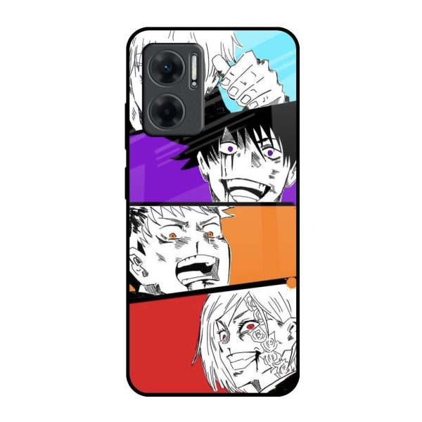 Anime Sketch Glass Case for Redmi 11 Prime 5G Supply