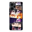 Anime Eyes Glass Case for Poco F5 5G Online Sale