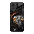 Aggressive Lion Glass Case for Redmi Note 11 SE Online Sale