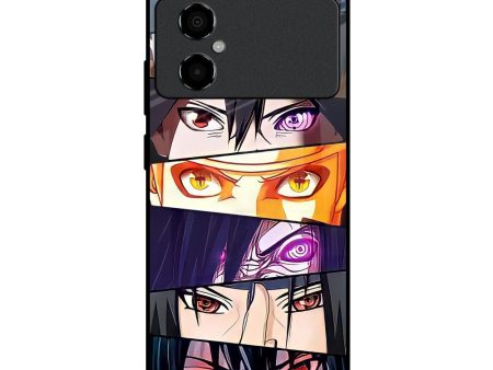 Anime Eyes Glass Case for Poco M4 5G For Discount