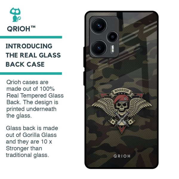 Army Warrior Glass Case for Poco F5 5G Cheap