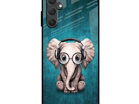 Adorable Baby Elephant Glass Case For Samsung Galaxy M14 5G Sale