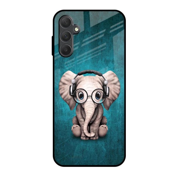 Adorable Baby Elephant Glass Case For Samsung Galaxy M14 5G Sale