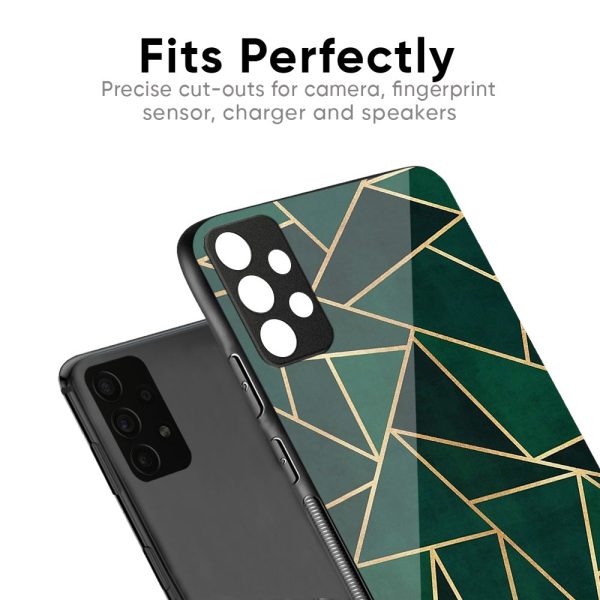 Abstract Green Glass Case For Poco F5 5G Cheap