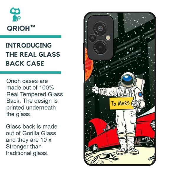 Astronaut on Mars Glass Case for Redmi 11 Prime Online Sale