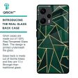 Abstract Green Glass Case For Poco F5 5G Cheap