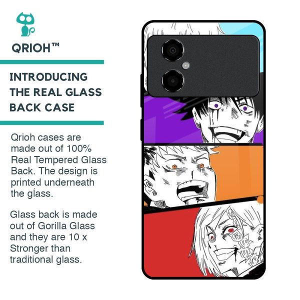 Anime Sketch Glass Case for Poco M4 5G Supply