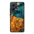 Architecture Map Glass Case for Redmi Note 12 Pro 5G Fashion