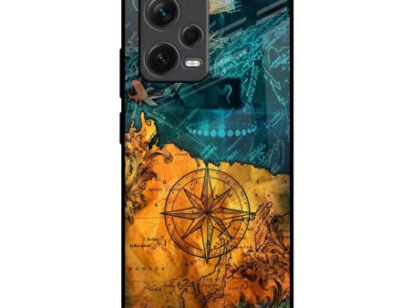 Architecture Map Glass Case for Redmi Note 12 Pro 5G Fashion