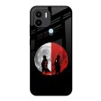 Anime Red Moon Glass Case for Redmi A1 Plus For Cheap