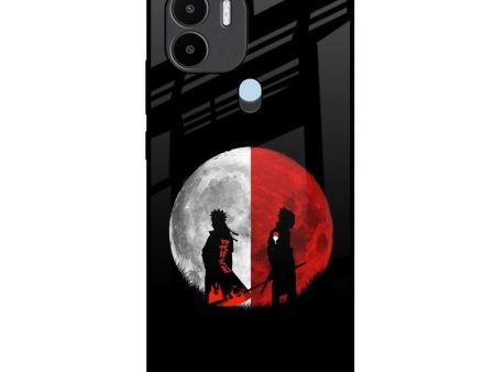 Anime Red Moon Glass Case for Redmi A1 Plus For Cheap