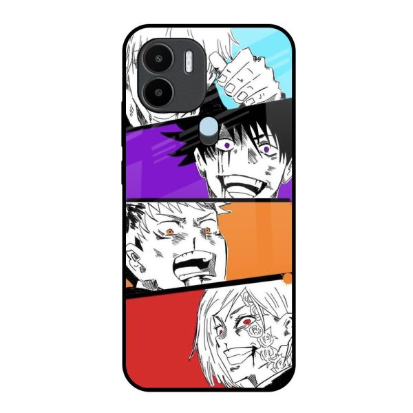 Anime Sketch Glass Case for Redmi A1 Plus Online