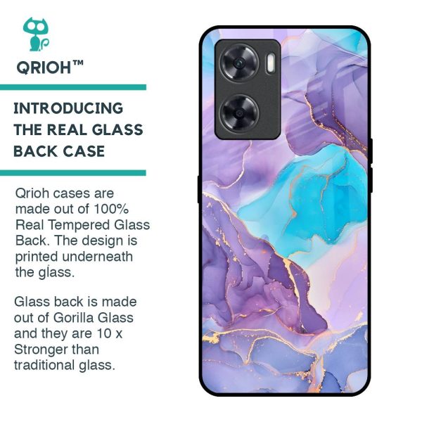 Alcohol ink Marble Glass Case for OnePlus Nord N20 SE on Sale