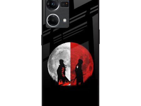 Anime Red Moon Glass Case for Oppo F21s Pro Online